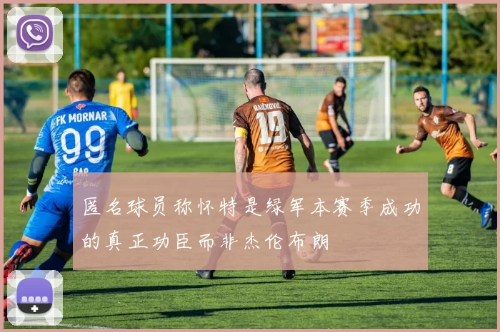 匿名球员称怀特是绿军本赛季成功的真正功臣而非杰伦布朗